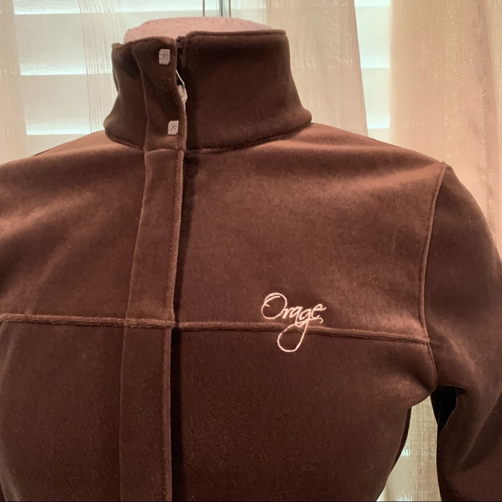 Orage Brown Soft Performance Jacket - image 2